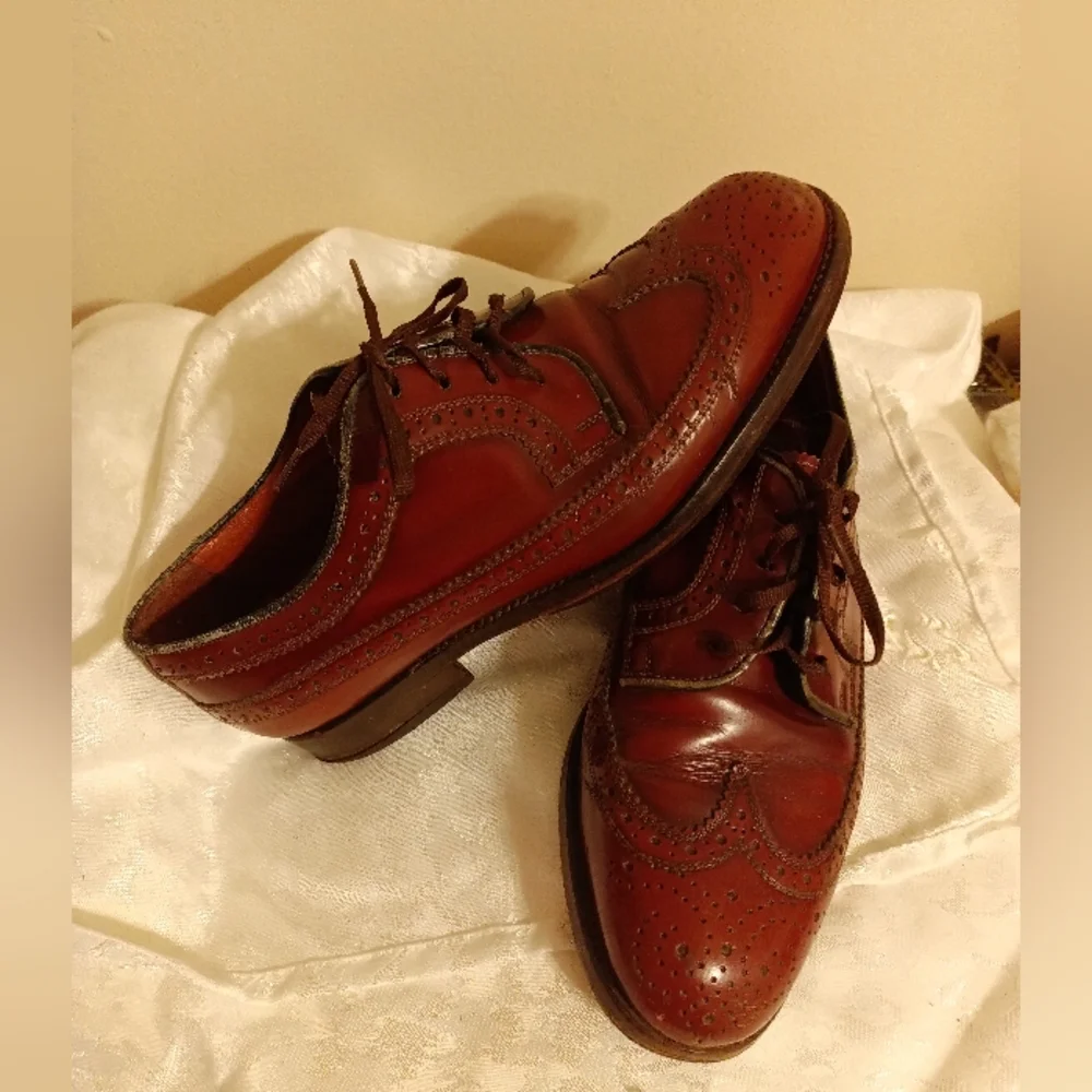 Fabi wingtip brown oxford Vintage men's shoe size 9
